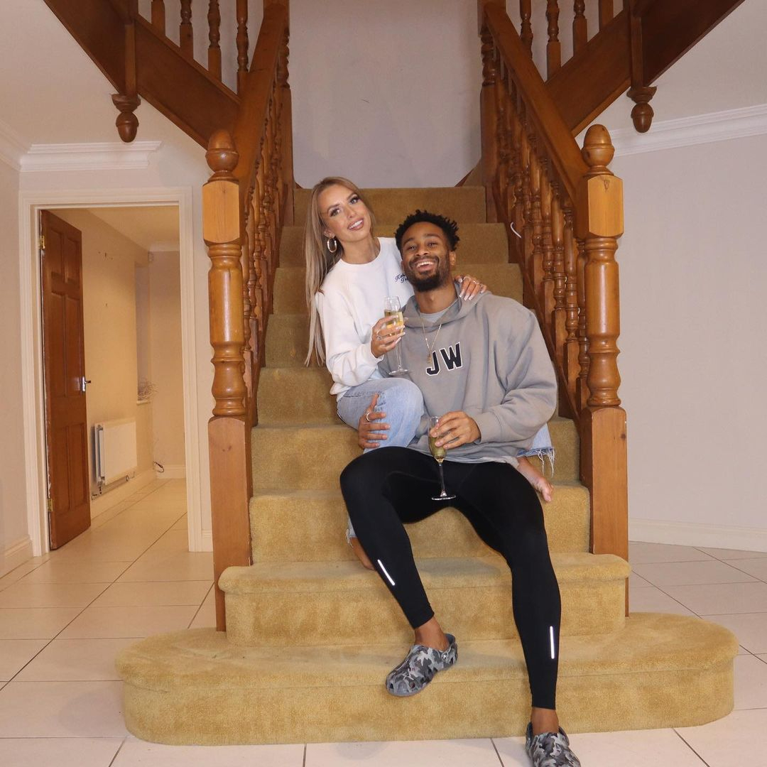 Faye and Teddy gave fans a glimpse inside their new home