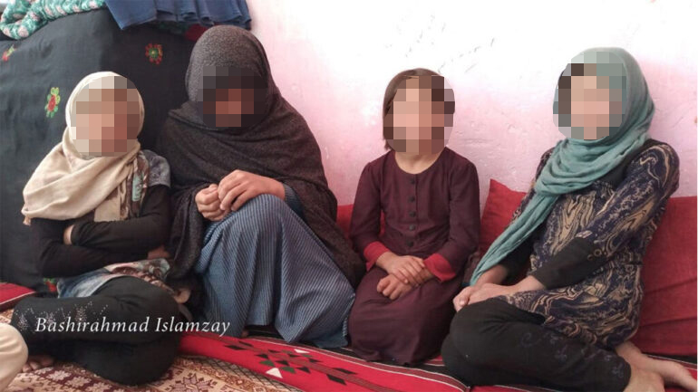 A homeless mum in Afghanistan reportedly sold her eldest daughter so she has enough money to feed her other three children