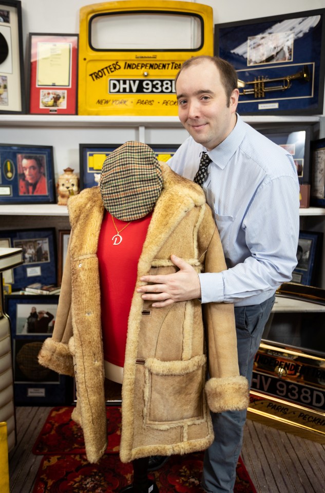 Auctioneers are also selling Del Boy’s coat and cap