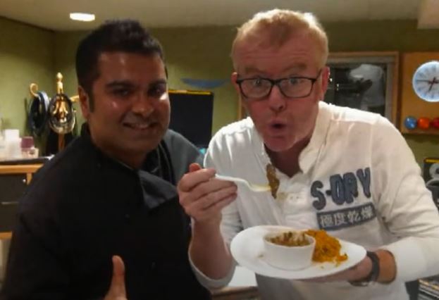 The chef and nutritionist made Chris Evans a curry the presenter hailed as his favourite ever