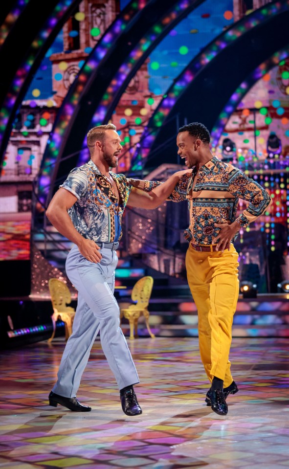 John has impressed the judges with his dance moves over the weeks with partner Johannes