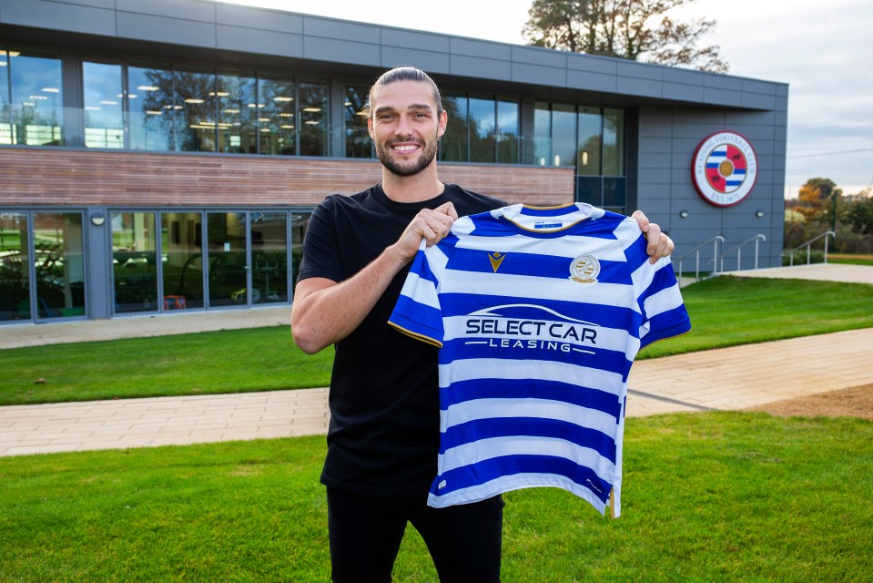 Andy Carroll has signed for Reading on a two-month deal