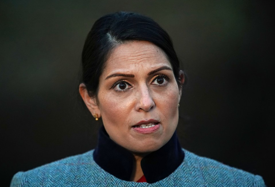 Priti Patel has admitted Britain is facing 'a mass migration crisis'