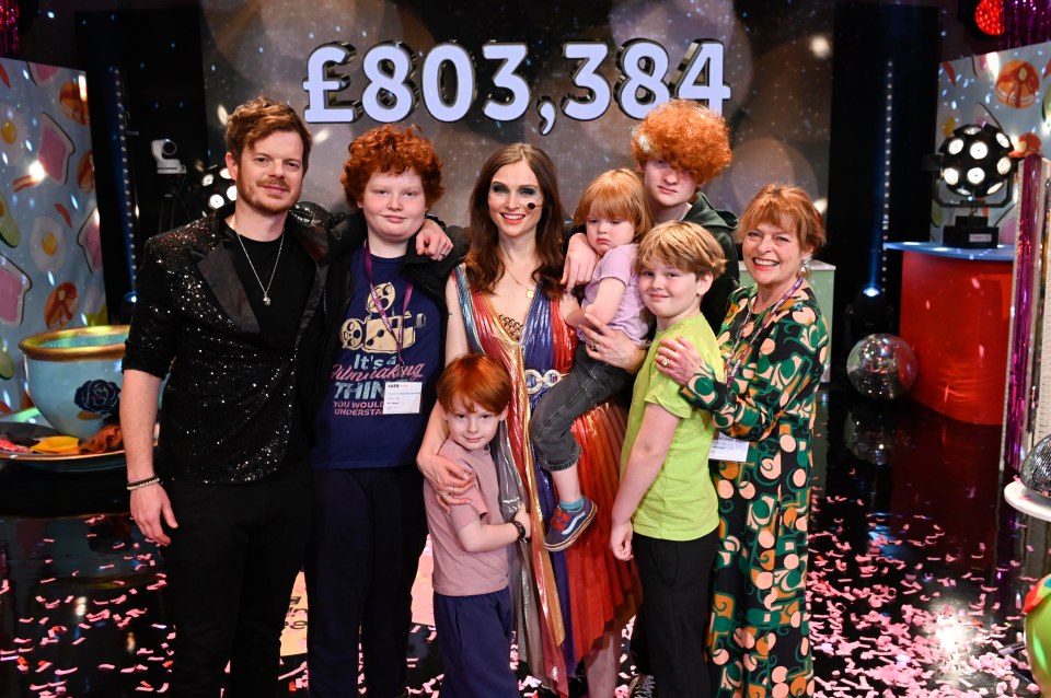 The singer raised the money through a 24 hour Kitchen Disco Danceathon