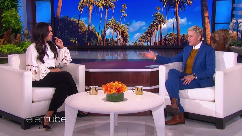 Meghan chatted candidly with Ellen DeGeneres