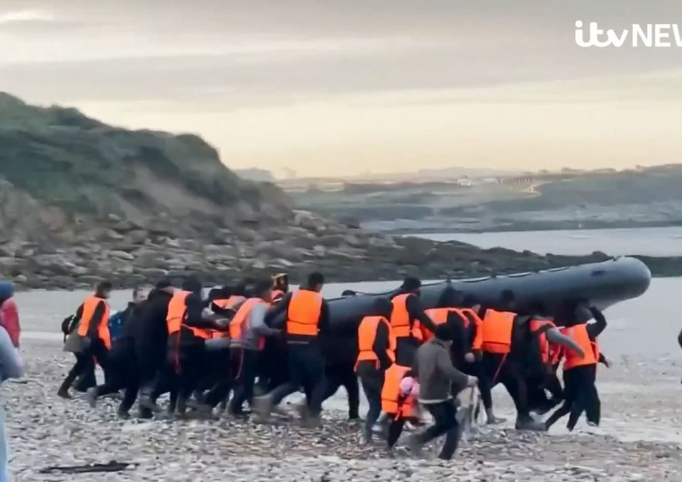 Migrants continue to board dinghies in France to cross the Channel