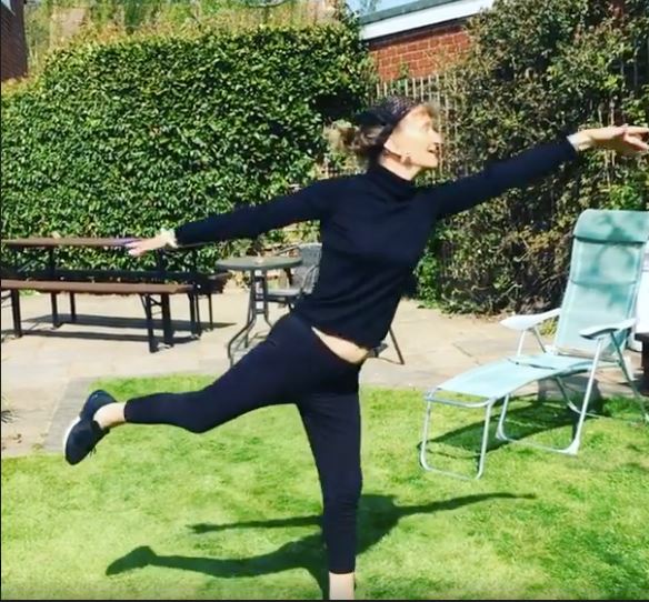 Orlando Bloom shared footage of his mum Sonia Constance Josephine Copeland showing off her best moves in the garden