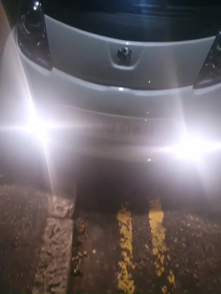 She was seen parking on double yellow lines while working