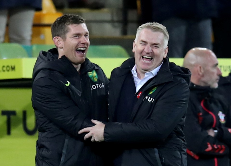 Dean Smith had plenty to smile about at full-time after slipping a goal down early on