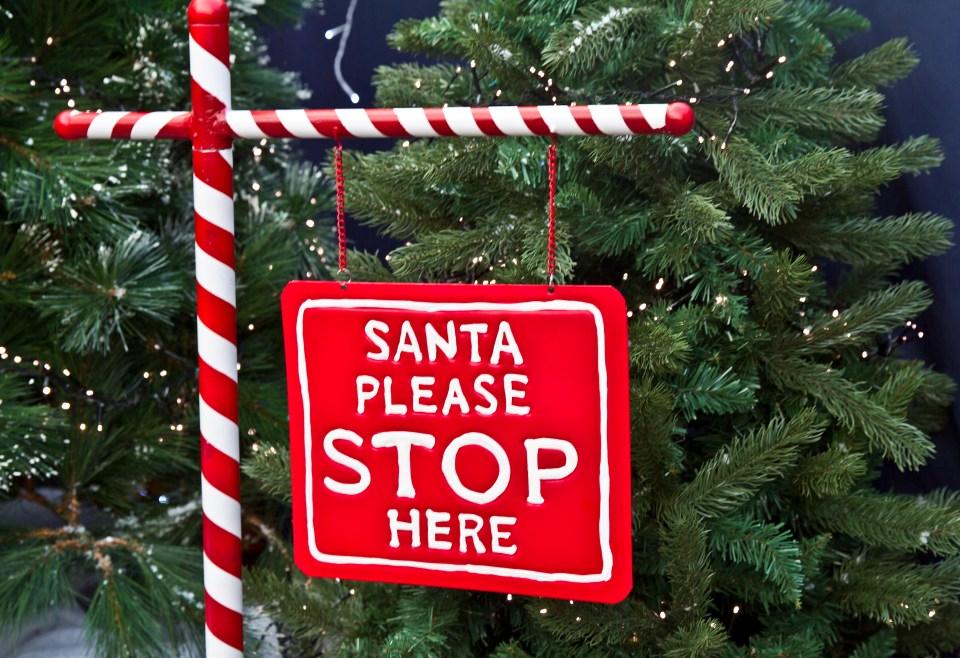 Santa signs should be banned for a number of reasons