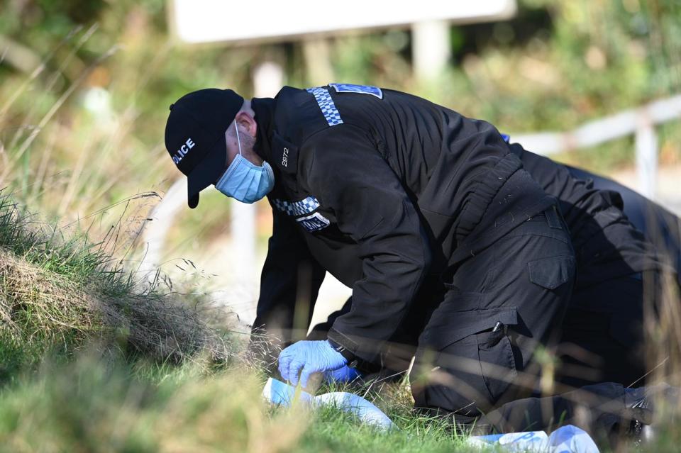 Police carry out fingertip searches near where she was last seen