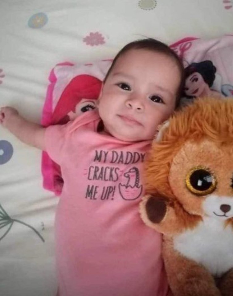 Baby Maria drowned in the pool after she was dumped in it by thieves