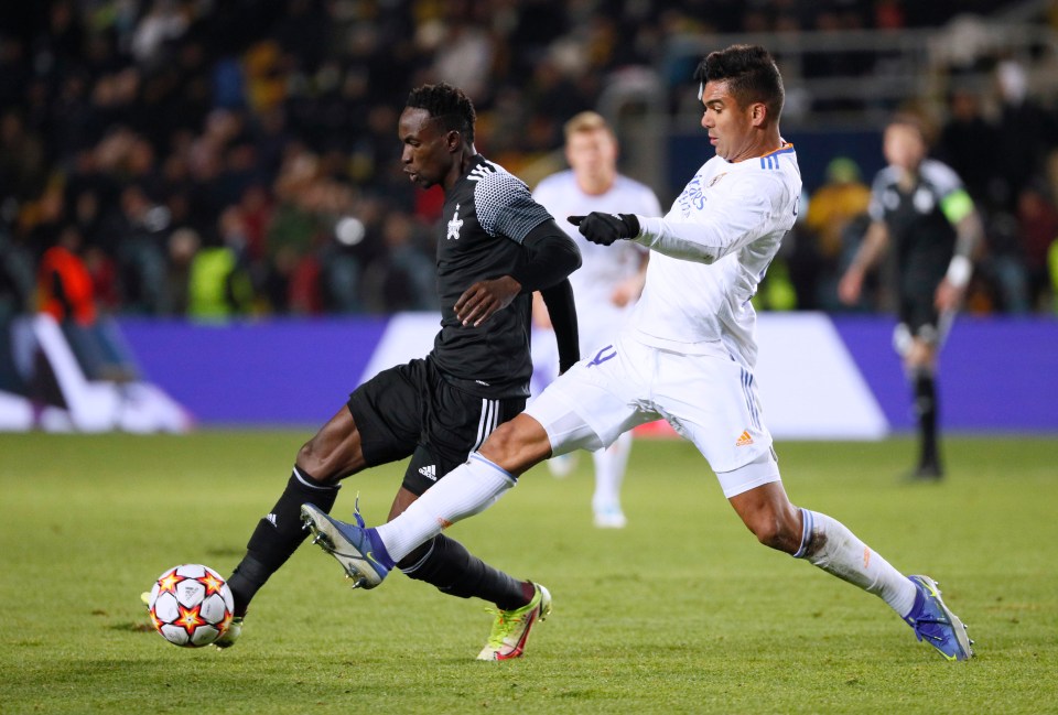 Traore, 26, was in action against Real Madrid