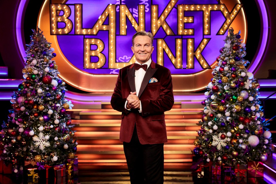 There will be plenty of game shows on the telly over Christmas, including Bradley Walsh’s Blankety Blanks