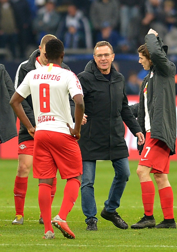 Rangnick developed a good relationship with Haidara after signing him for RB Leipzig