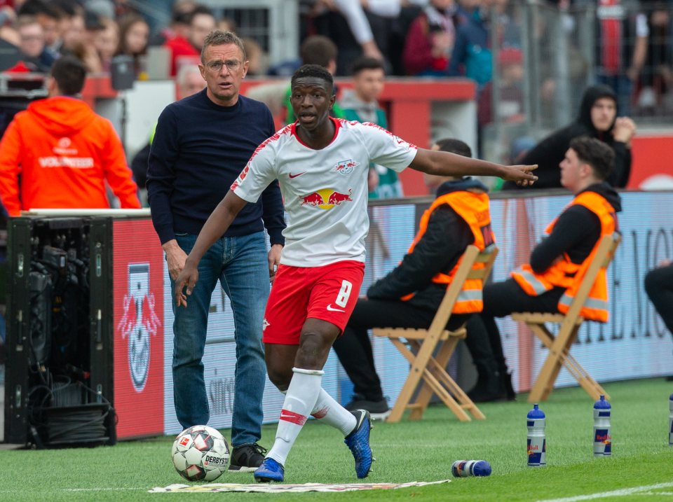 Amadou Haidara played for Rangnick at RB Salzburg