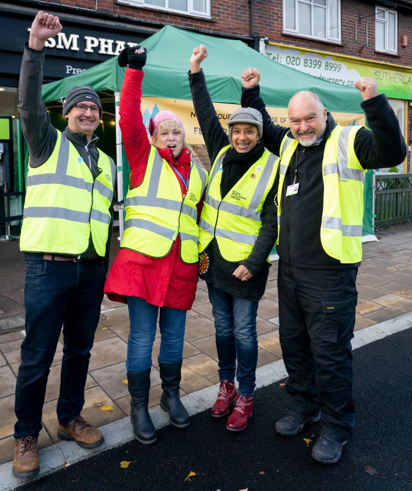 Jabs Army volunteers were out in force to boost our campaign – Chris McLean, Indie Vickerstaff and Dave Keen assisted PSM Pharmacy in Tolworth, South West London and Indie said: ‘You feel you’re playing a part in something valuable’