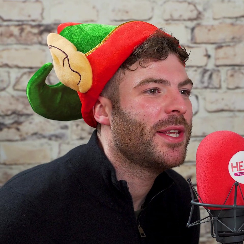 Jordan North posed as an elf to launch his podcast advent calendar