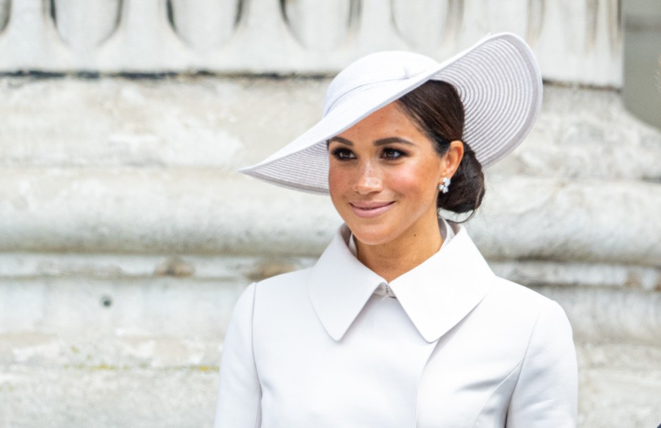  Meghan Markle at the Queen's Platinum Jubilee celebrations