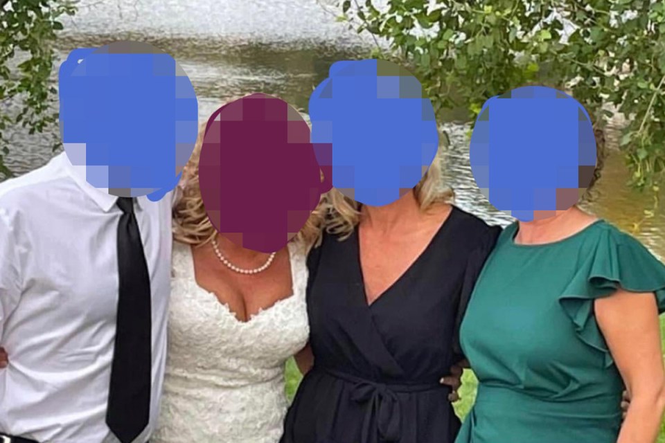 A guest was slammed for wearing her old bridal gown to her relative's wedding