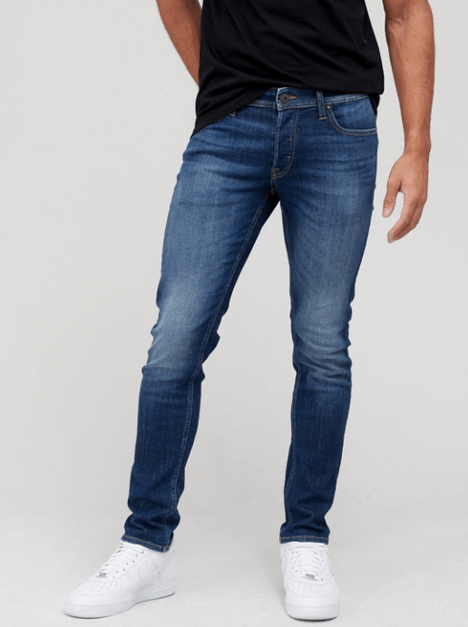 Glenn Slim Fit Jeans - Dark Blue Wash
