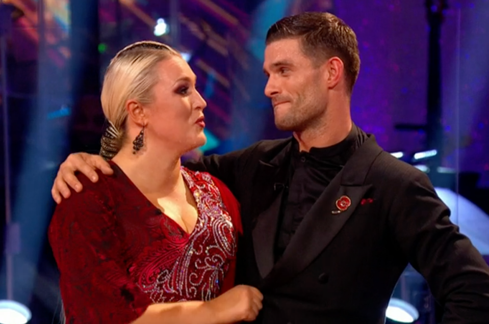 Sara and Aljaz left the competition tonight