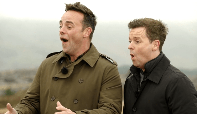 Ant and Dec get swept up in the action