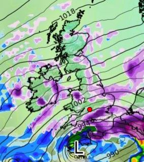 Weather maps show snow is expected to hit later this month