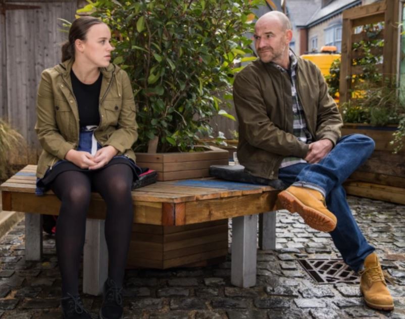 Faye is haunted by her past on the famous cobbles