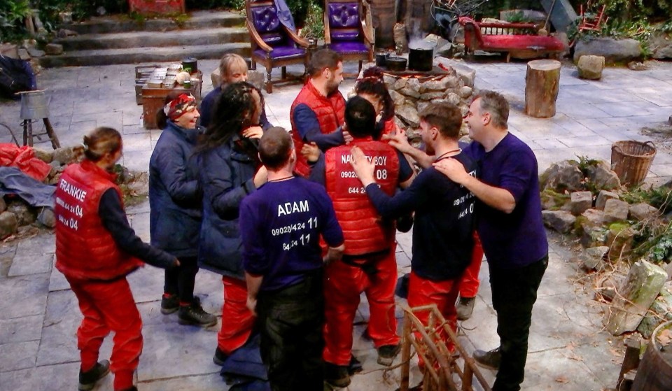 The crew's equipment at Gwrych Castle, north Wales, were affected by the gales