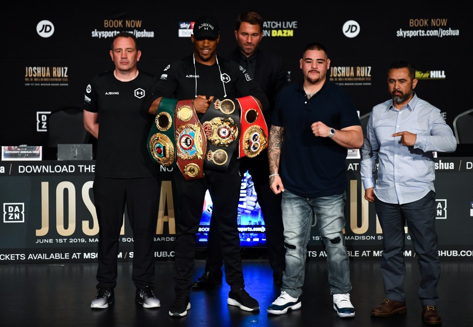 But promoter Eddie Hearn insists the trip wasn't about replacing head coach Rob McCracken