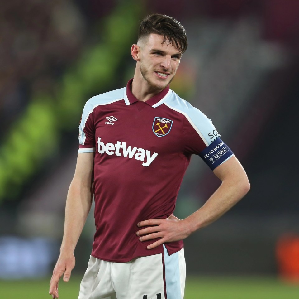 West Ham star Declan Rice is the best player in the Premier League, according to Glenn Hoddle