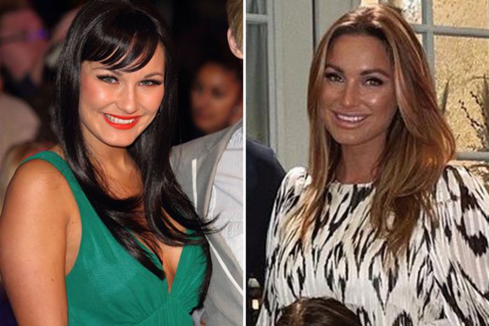 Fans of TOWIE have claimed Sam Faiers looks 'unrecognisable' in her new holiday shot (right)