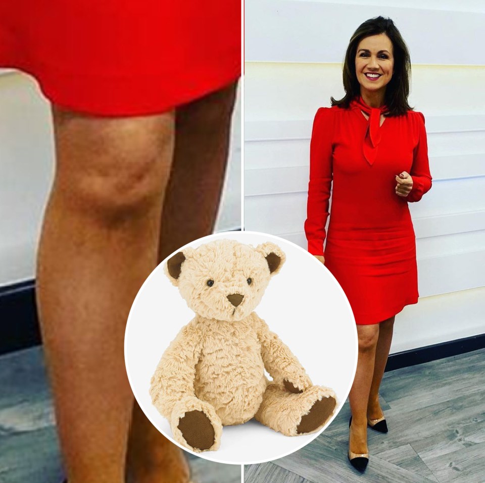 Susanna Reid and that teddy bear face spotted by viewers