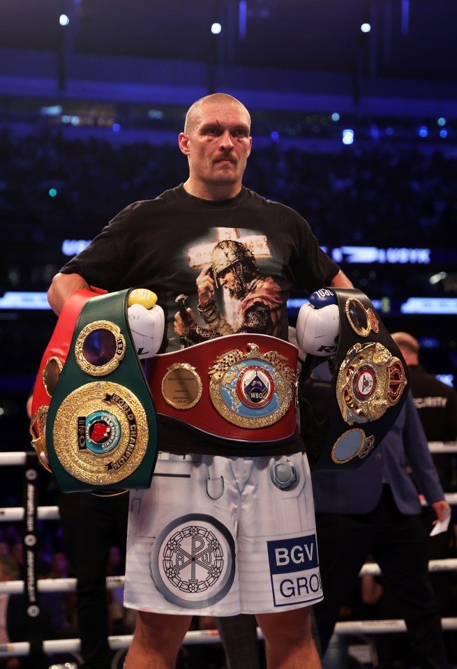 Unified heavyweight champion Oleksandr Usyk