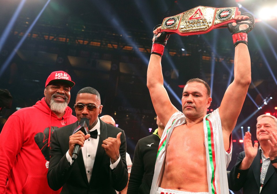 Shannon Briggs joined Pulev in the ring after the fight