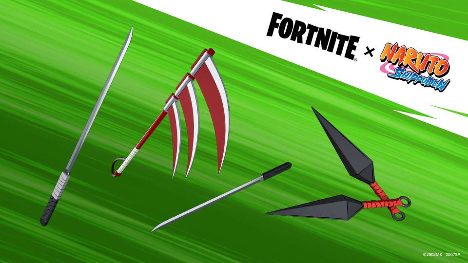 Naruto Pickaxes are just some of the items included in the update