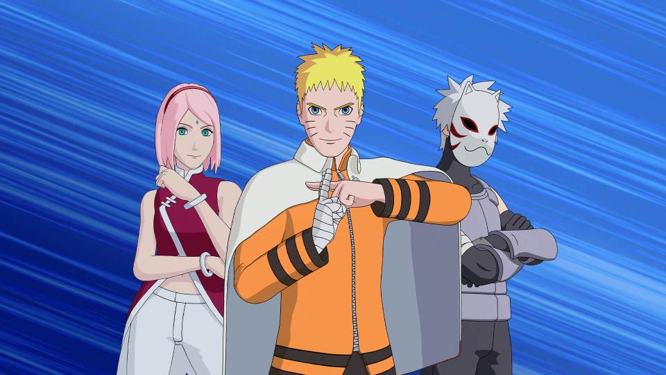 Fortnite x Naruto variant skins