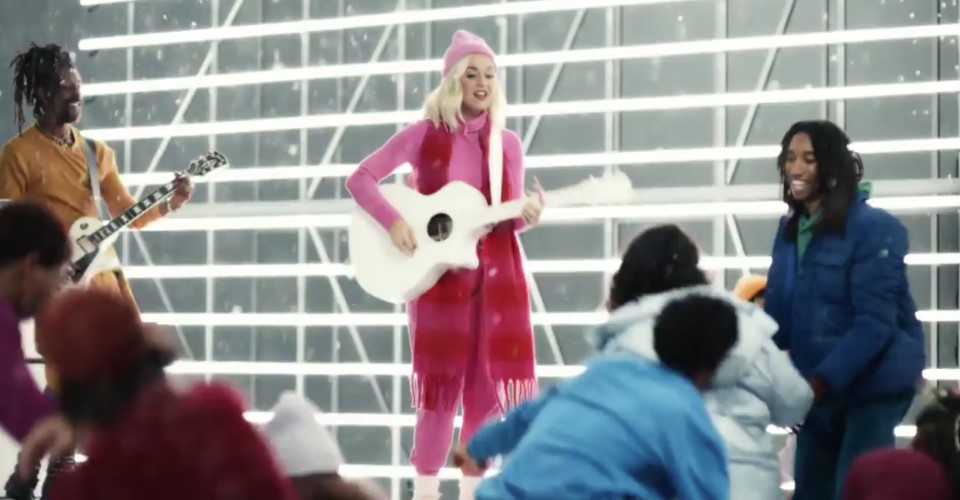 Katy Perry takes centre stage in the Gap advert