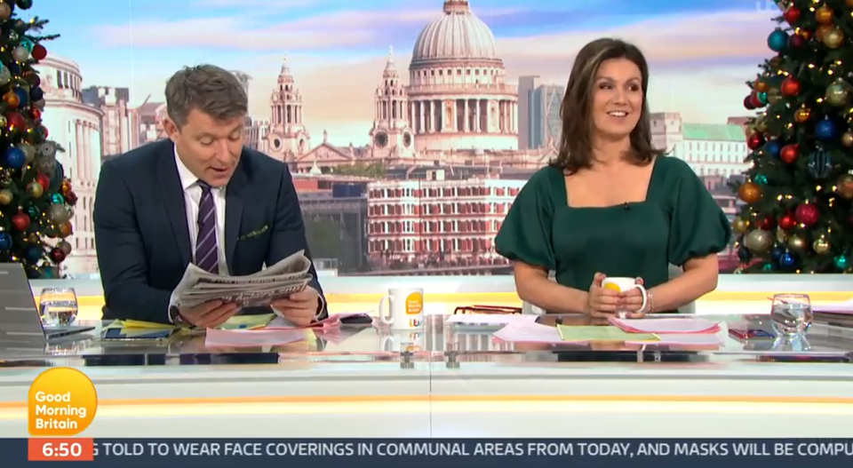 Ben and Susanna honoured Piers on GMB today