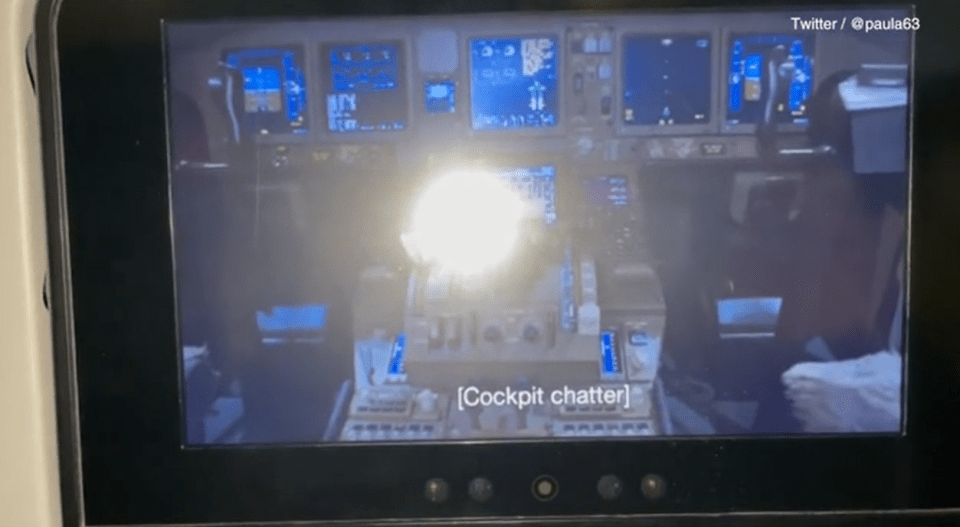 A passenger on a flight from South Africa to Amsterdam recorded as they were told that they would not be let off the plane