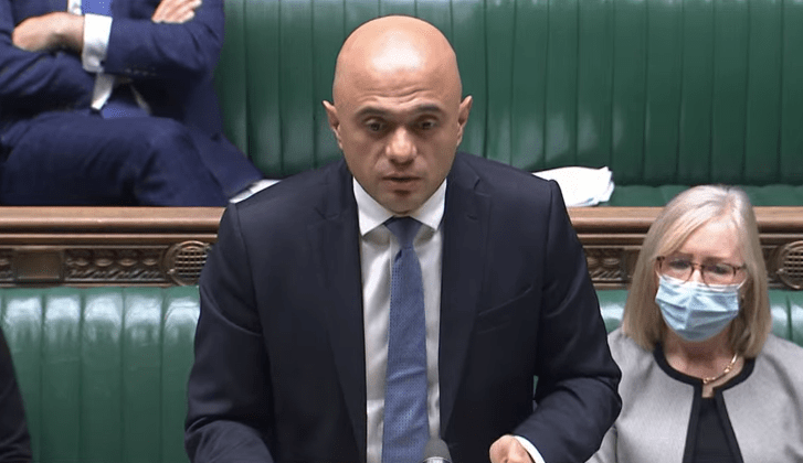 Sajid Javid gives an urgent Covid update today