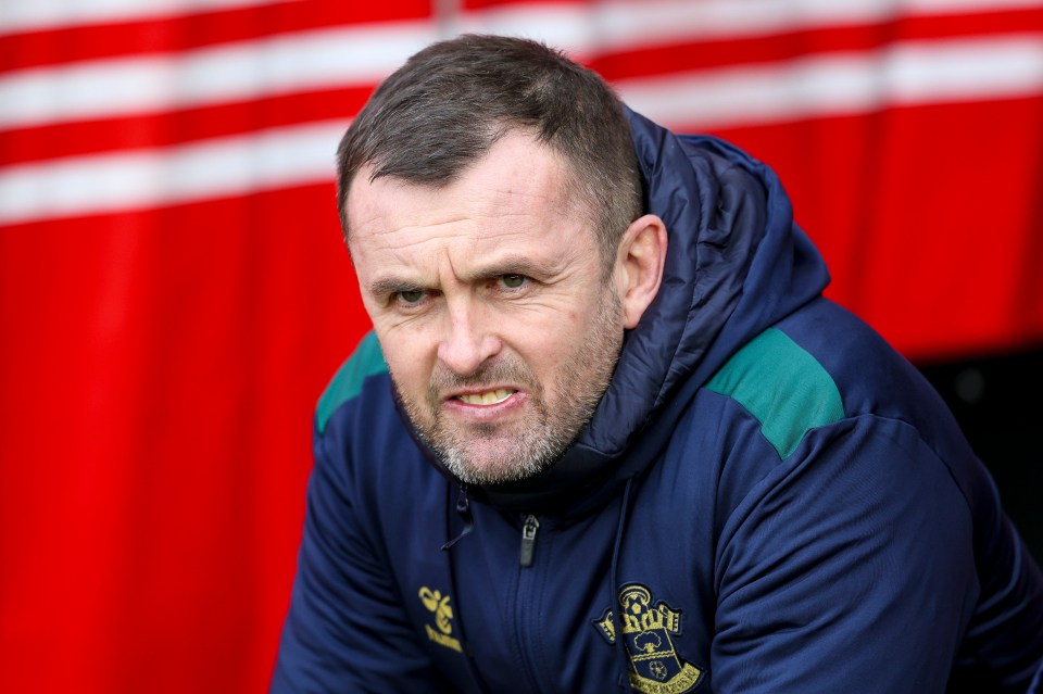 Nathan Jones was sacked as Southampton boss after just 95 days