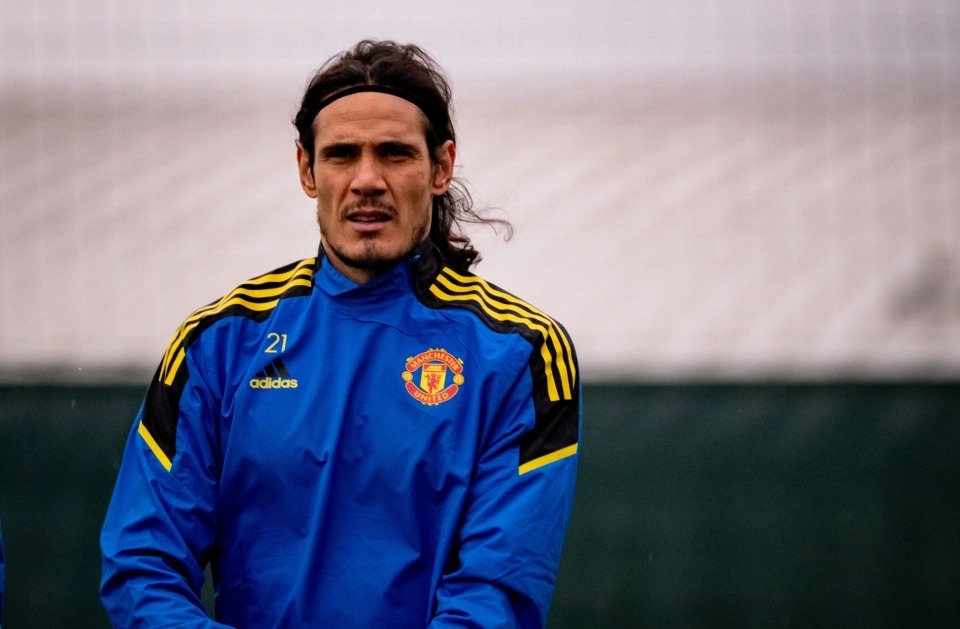 Cavani has started just twice this season for Manchester United