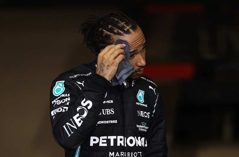 Lewis Hamilton was coy about his future in his post-race interview