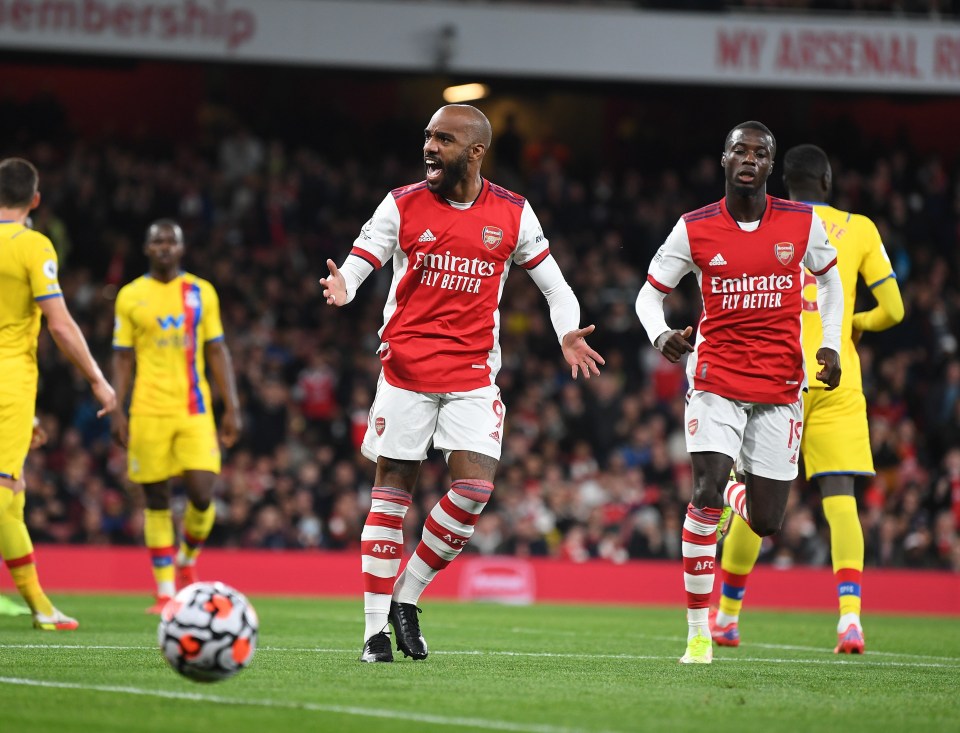 French striker Alexandre Lacazette is in the final year of his contract at the Emirates