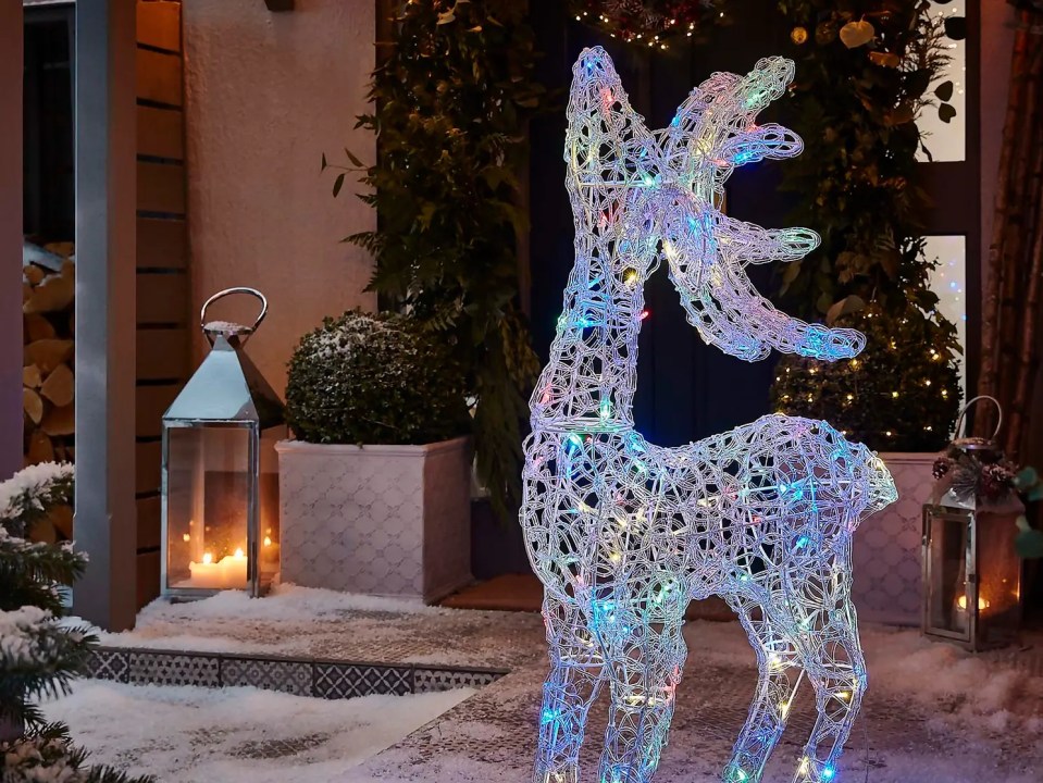 This 90cm LED reindeer is on sale for half the normal price at Homebase