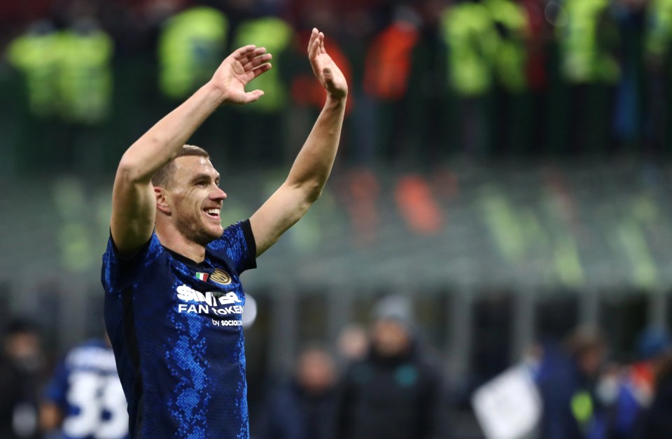 Edin Dzeko has brought a clinical eye for goal to Inter Milan