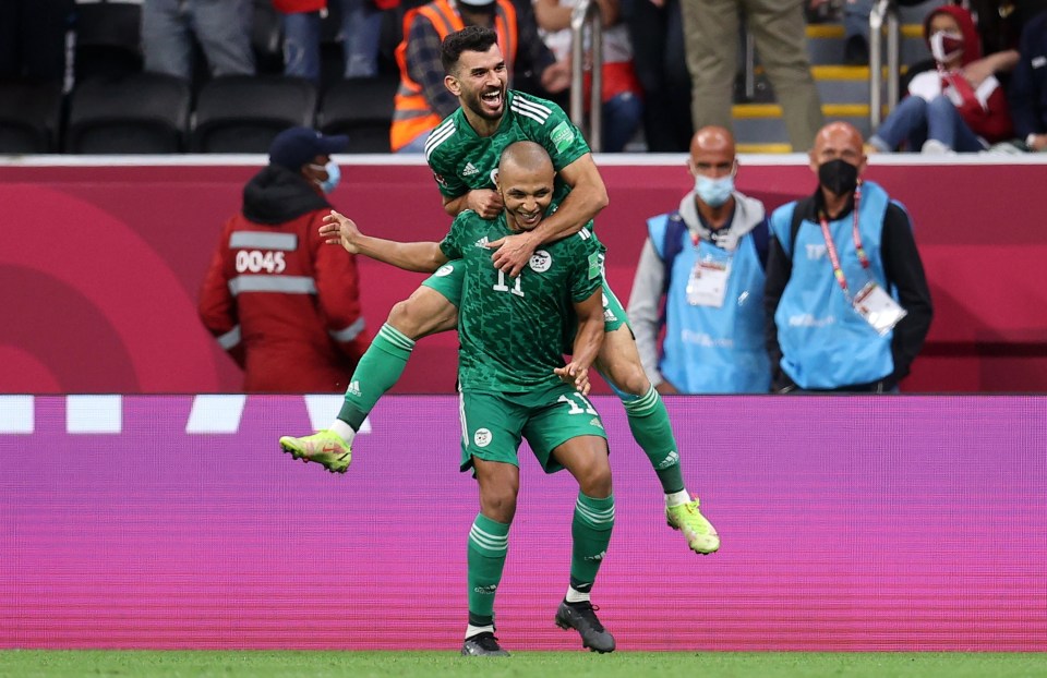 Algeria won thanks to late strikes from Amir Sayoud and Yachine Brahimi