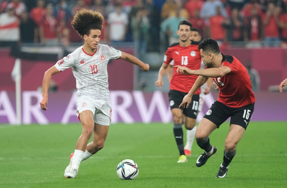 Mejbri's latest star turn came in Wednesday's Arab Cup semi-final win over Egypt